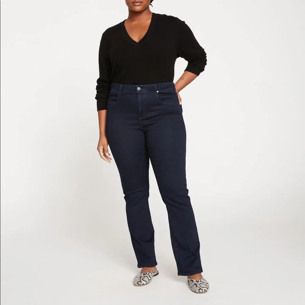 NWT Universal Standard Marne Bootcut Jeans Size 16 / Dark Indigo